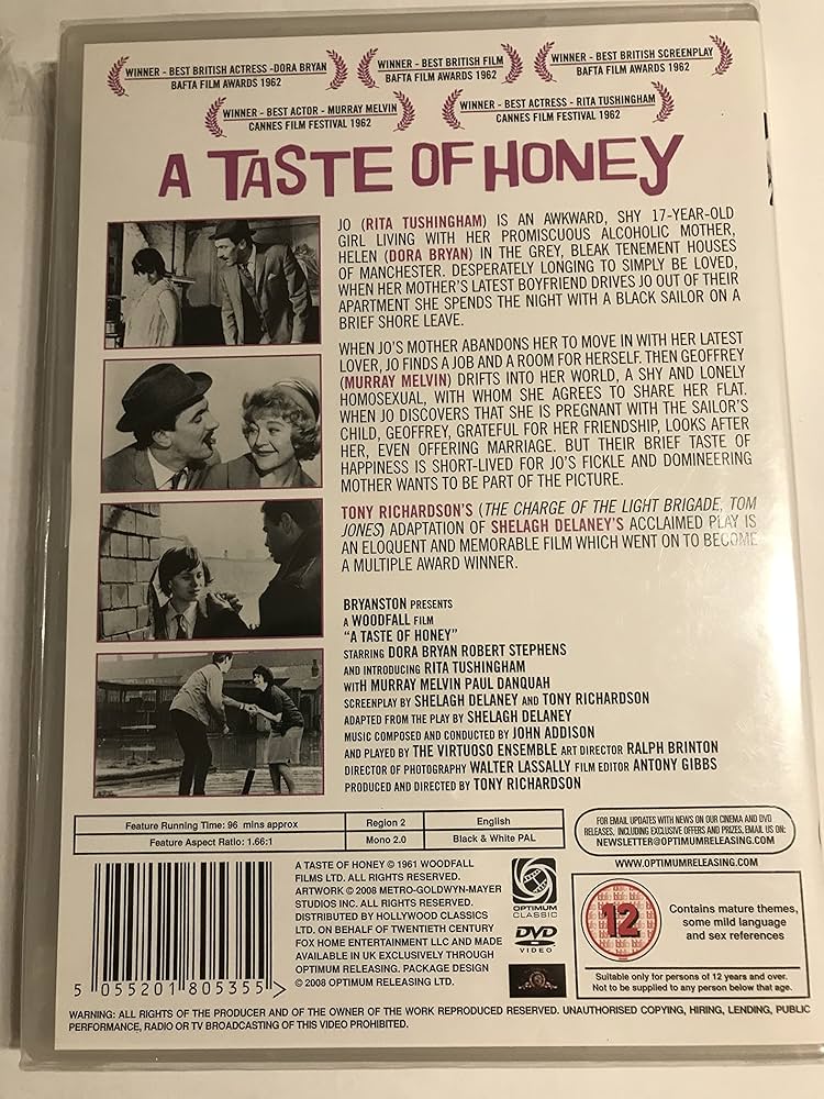 Amazon.co.jp: A Taste of Honey [Import anglais] : DVD